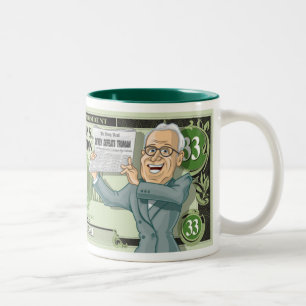 U.S. Präsidenten Mug Collection: #33 Harry Truman Zweifarbige Tasse