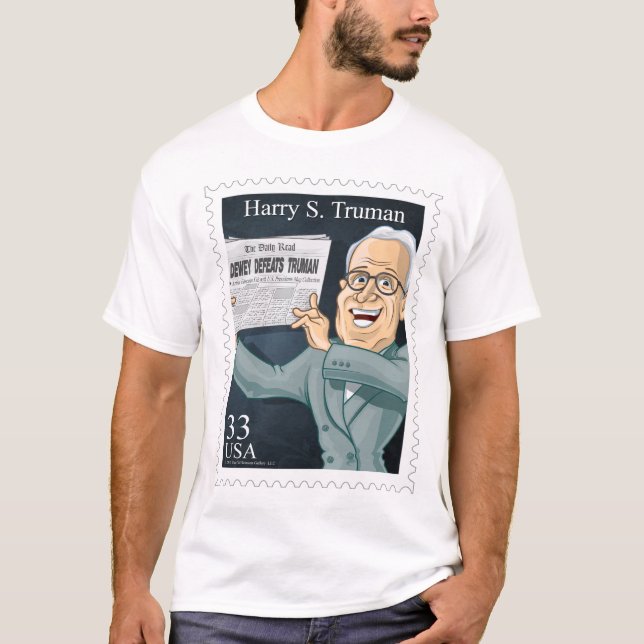 U.S. Präsidenten Stamp Shirt #33 Truman (Vorderseite)