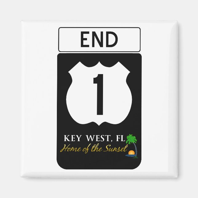 U.S. Route 1 Magnet (Vorne)