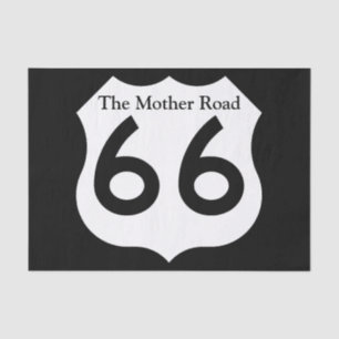 U.S. Route 66 Gewebepapier Seidenpapier