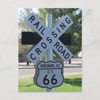 U.S. ROUTE 66 Kingman Arizona Postkarte