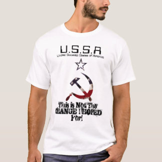U.S.S.A, vereinigte sozialistische Staaten von T-Shirt