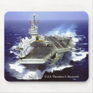 U.S.S. Theodore Roosevelt Mousepad