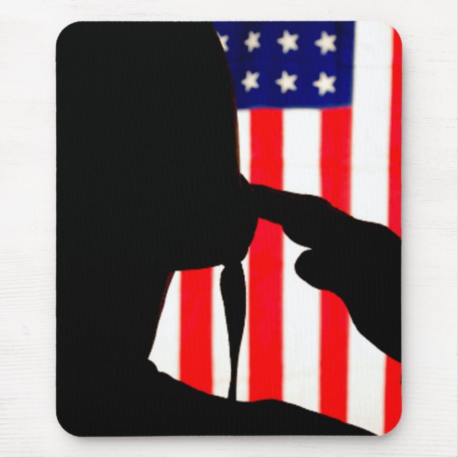 U.S. Soldat-Silhouette Mousepad (Vorne)