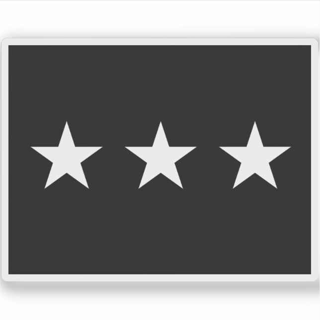 U.S. Space Force Brigadegeneral flag Aufkleber (Vorderseite)