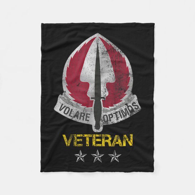 U.s Special Operations Aviation Command Veteran Ve Fleecedecke (Vorderseite)