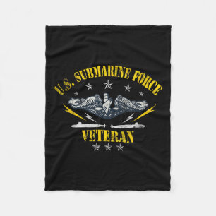 U.S. U. U. Forces Veterans Day Silent Service Fleecedecke