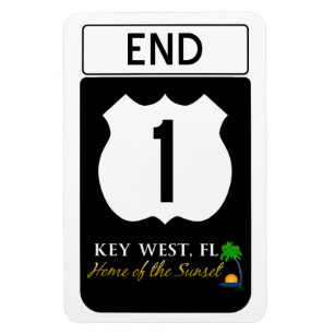 U.S. Verkehrsschild des Weg-1 Magnet