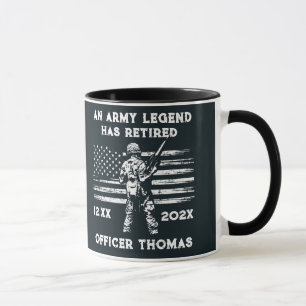 U.S. VETERAN Geschenk personalisiert Legend ist in Tasse