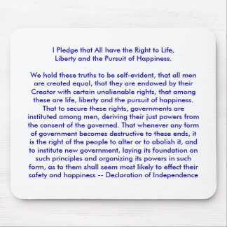 !!! U schaffen Unabhängigkeitserklärung Mousepad