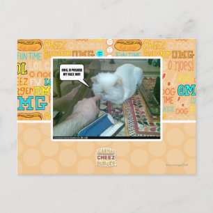 U stieß mir ins Gesicht! Postkarte