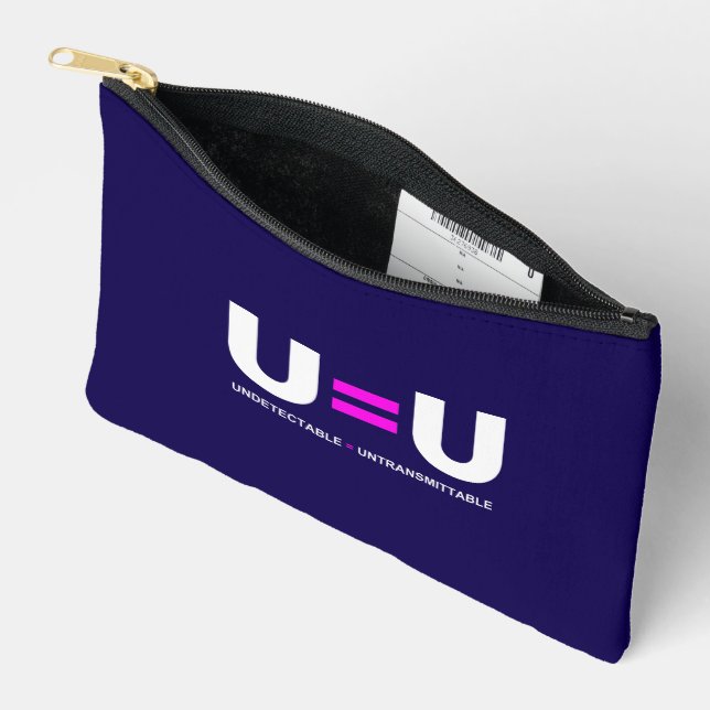 U=U HIV Nicht Nachweisbar = Nicht Übertragbar Zubehörtasche (Offen)