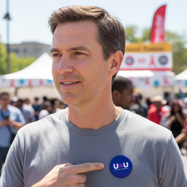 U=U HIV Nicht nachweisbare Gleichheit unübertragba Button (Von Creator hochgeladen)