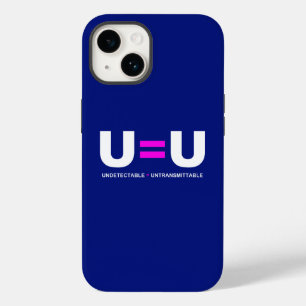 U=U HIV Nicht nachweisbare Gleichheit unübertragba Case-Mate iPhone 14 Hülle