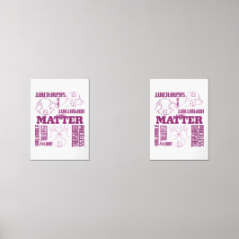U und I Matter - ASL Empowerment Design Bilderwand Sets