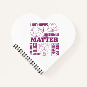 U und I Matter - ASL Empowerment Design Notizbuch