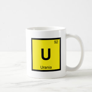 U - Urania Muse Chemie Periodensystem Symbol Tasse