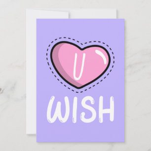 U Wish Valentine's Card Feiertagskarte