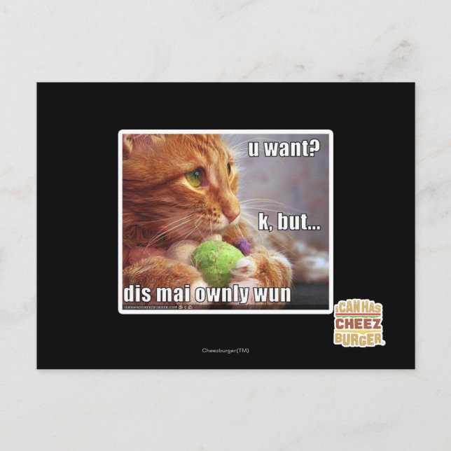 U wollte? postkarte (Vorderseite)