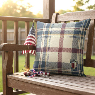 UA 250 American Plaid Shield Motif ID1301 Kissen