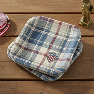 UA 250 American Plaid Shield Motif ID1301 Pappteller