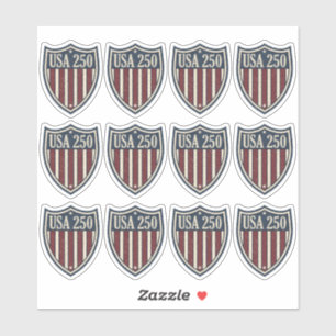 UA 250 Amerikanisches Schild-Motiv ID1301 Aufkleber