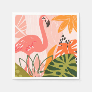 UA-Dschungel Flamingo II Serviette