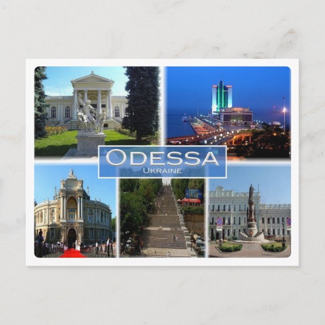 UA Ukraine - Odessa Postkarte (Vorderseite)