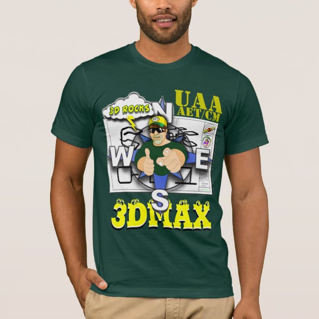 UAA AET/CM 3DMAX T-Shirt (Vorderseite)