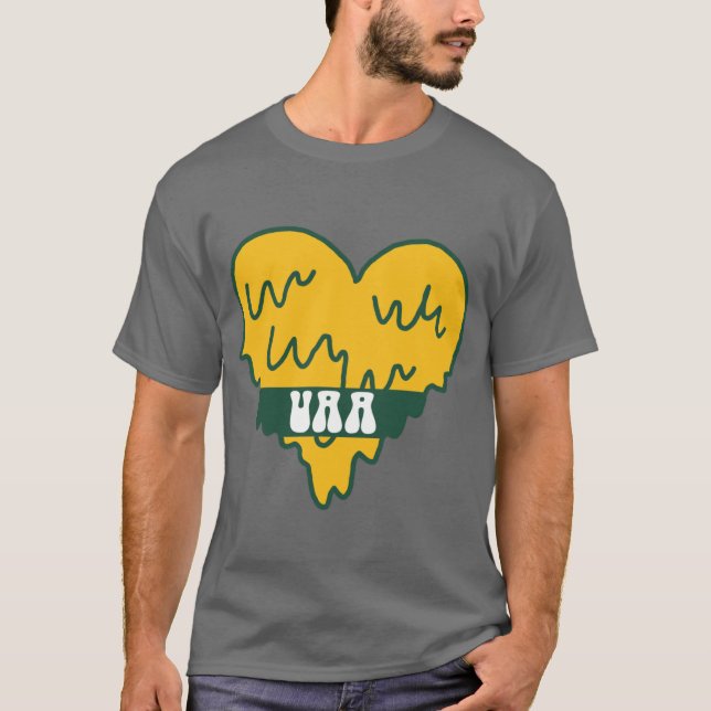UAA University of Alaska Anchorage Heart T-Shirt (Vorderseite)