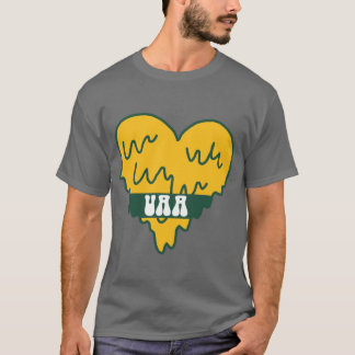 UAA University of Alaska Anchorage Herz T-Shirt