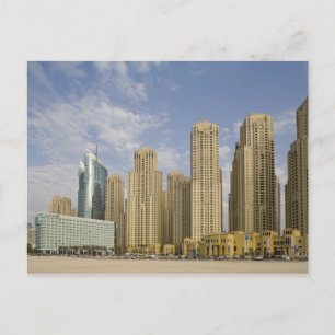 UAE, Dubai, Marina. Jumeirah Beach Residence Postkarte