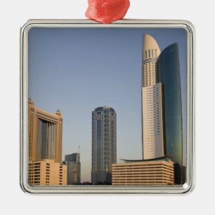 UAE, Dubai. Park Place Tower und andere Ornament Aus Metall