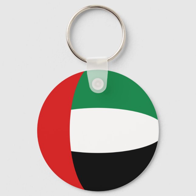UAE Fisheye Flag Schlüsselanhänger (Vorderseite)
