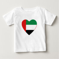 UAE Flag Herz T - Shirt