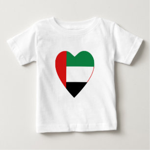 UAE Flag Herz T - Shirt