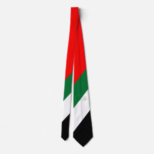 UAE Flag Men Necktie Krawatte