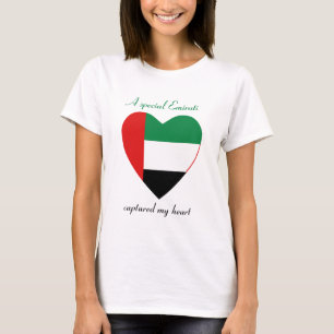 UAE Flag Sweetheart T - Shirt
