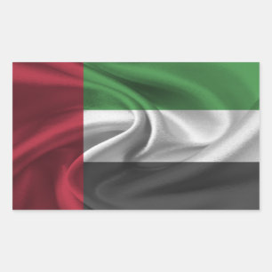 UAE-Flagge Rechteckiger Aufkleber