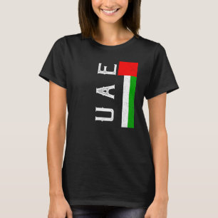 Uae Heritage Pride Country Support Emirati Flag T-Shirt