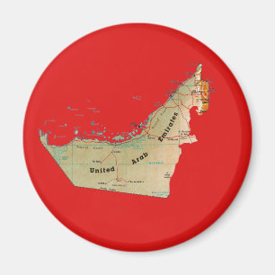Uae-Karten-Magnet Magnet