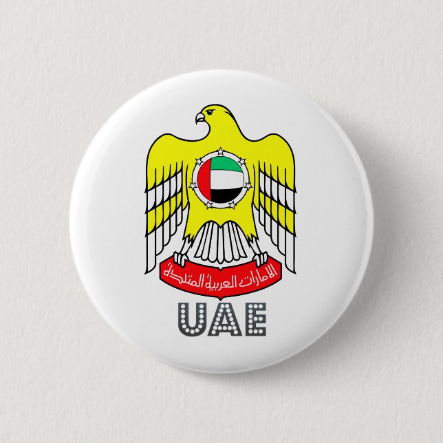 Uae-Wappen Button (Vorderseite)
