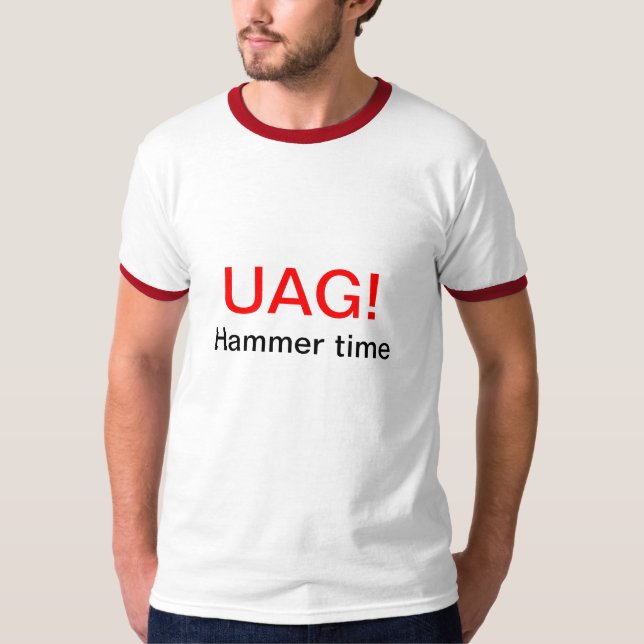 UAG (HALT) Hammerzeit - Biologie Codon T-Shirt (Vorderseite)