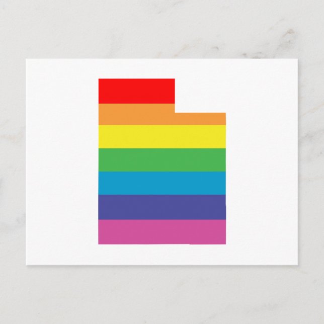 Uah Regenbogen Postkarte (Vorderseite)