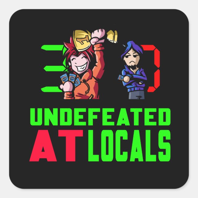 UaL-Team-Logo-Quadratische Aufkleber (Vorderseite)