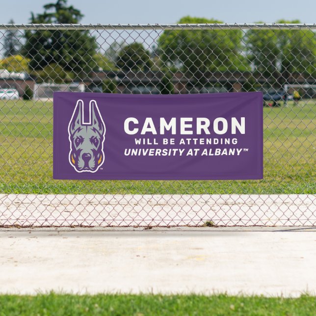 UAlbany Great Danes | Der Absolvent wird teilnehme Banner (Insitu)