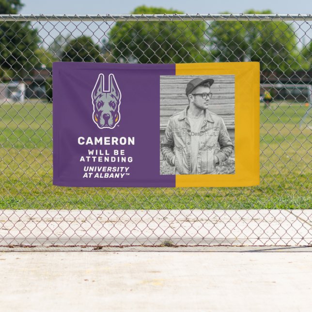 UAlbany Great Danes | Der Absolvent wird teilnehme Banner (Insitu)