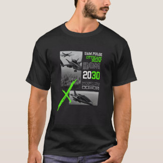 UAM PULSE CITYSCAPE UNTEN FÜR Air Taxi AAM VTOL T-Shirt