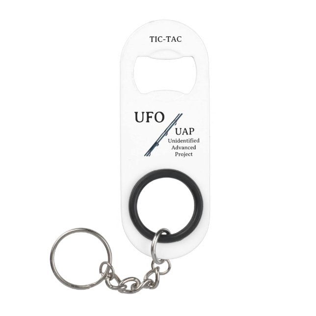 UAP-UFO MINI FLASCHENÖFFNER (Vorderseite)