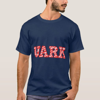 UARK Bold Red Zebra Text übersichtlich T-Shirt